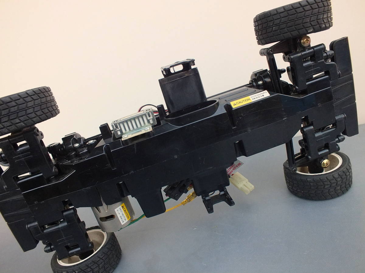 全長43cm タミヤRCカー(三菱ランサーエボリューション)中古美品の部類 4WDラリー ランエボ マッキネン