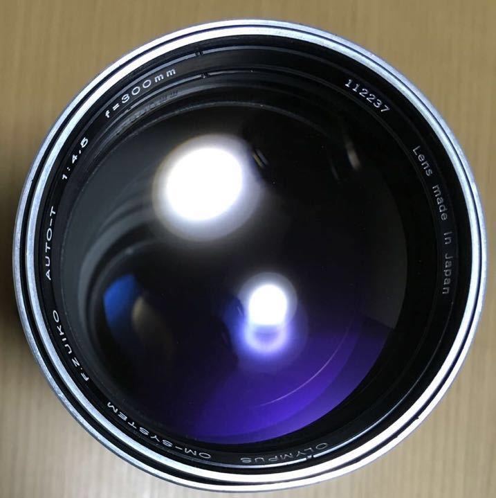 OLYMPUS OM SYSTEM F.Zuiko Auto-T 300mm f4.5 動作も写りもOK 前後キャップ、フィルター(72mm SKYLIGHT (1A))、三脚座付き OM-SYSTEM