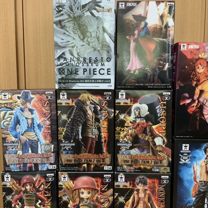 未開封 ワンピースフィギュア 大量 まとめ売り 31体セット レア フィルムZ 15周年 GRANDLINE 造形王 バルトロメオ ONE PIECE MSP KOA