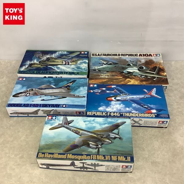 1円~ タミヤ 1/48 リパブリック F-84G サンダーバーズ ダグラスF4D-1 スカイレイ 他