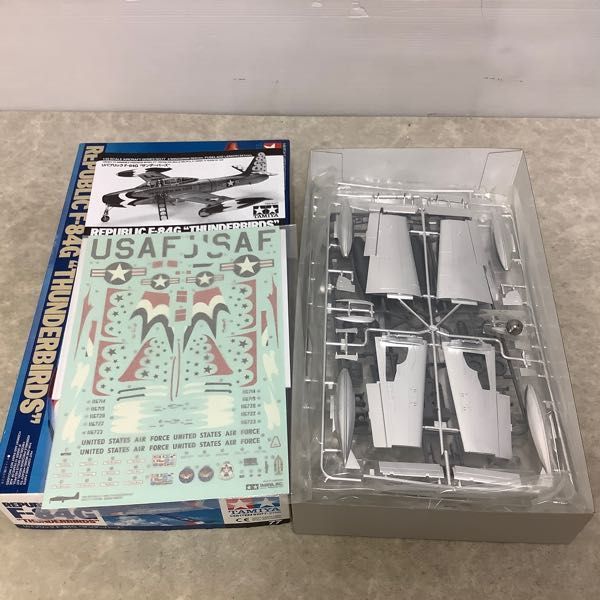 1円~ タミヤ 1/48 リパブリック F-84G サンダーバーズ ダグラスF4D-1 スカイレイ 他