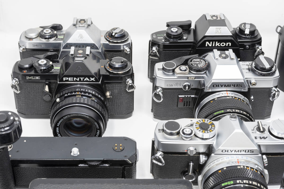 各種 フィルムカメラ レンズ等 ジャンクセット(Nikon, Canon, PENTAX, OLYMPUS, MINOLTA, NICCA, PETRI, Tokina, Leica)