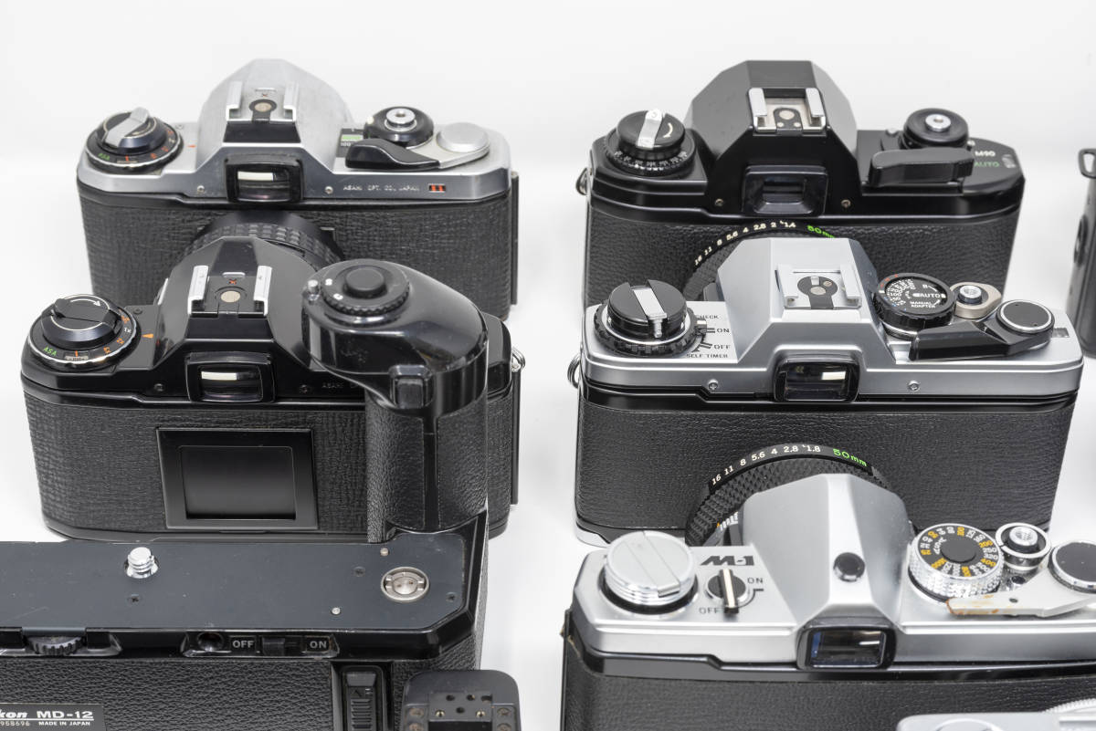 各種 フィルムカメラ レンズ等 ジャンクセット(Nikon, Canon, PENTAX, OLYMPUS, MINOLTA, NICCA, PETRI, Tokina, Leica)