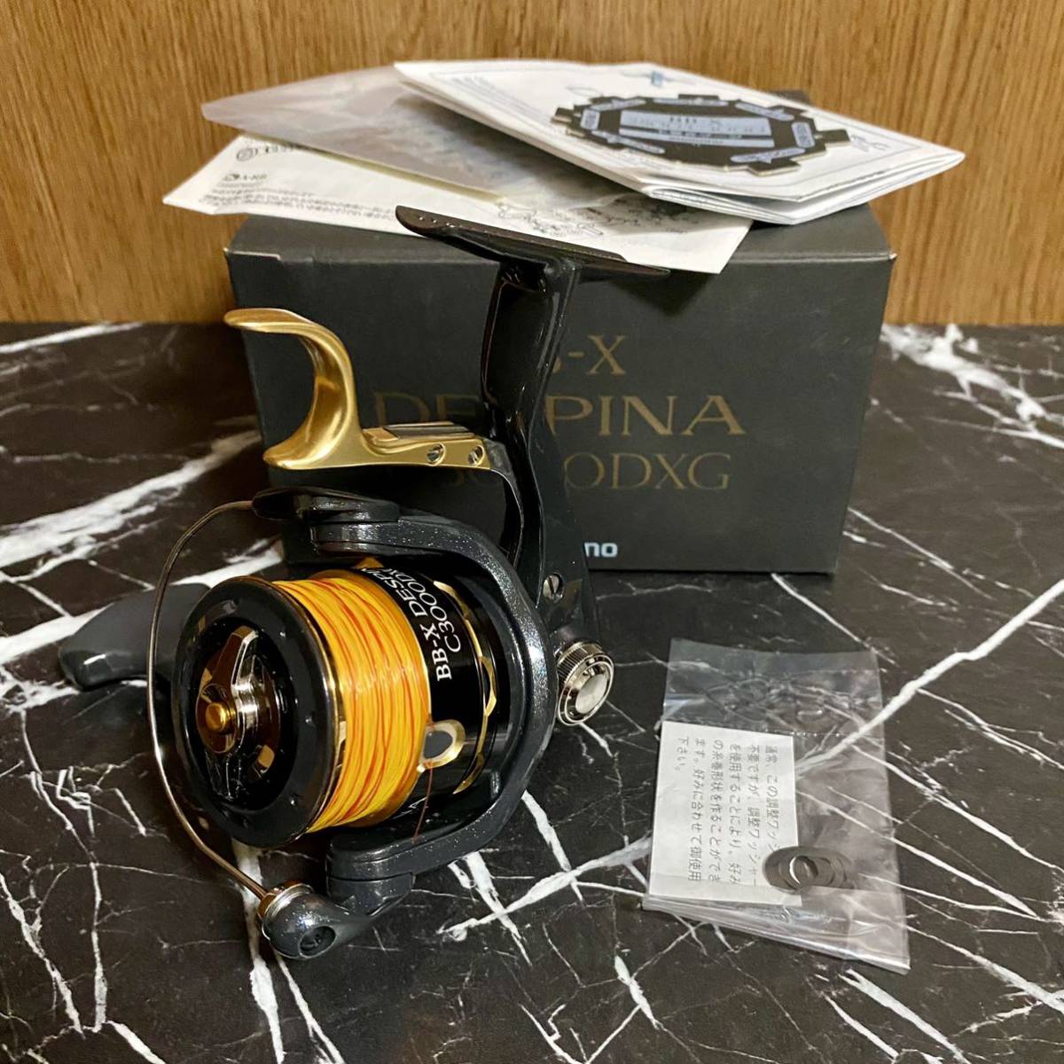 中古 美品 シマノ SHIMANO 2011 BB-X DESPINA C3000DXG レバーブレーキリール