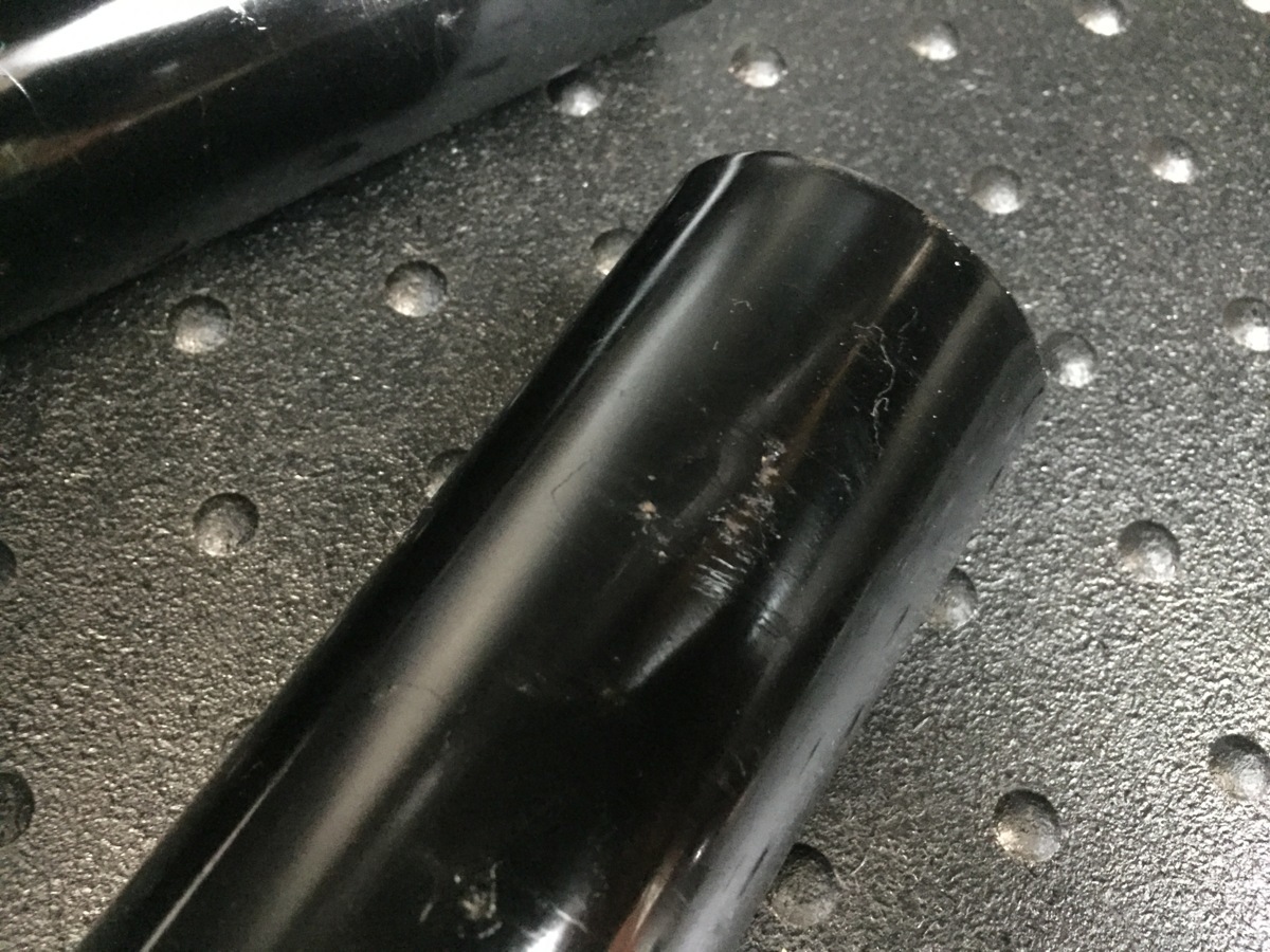 カワサキ250 メグロSG フロントフォークカバー ブーツ (検索 250SG SGE ジュニア 絶版車両 S7 S8 レストア 目黒製作所 SGT 実動車両より♪
