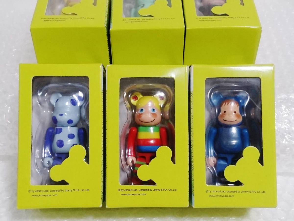 BE@RBRICK ベアブリック  Jimmy liao ジミーリャオ 海外限定 Bibian 比比昂- 未開封+海外限定品MEDICOM TOY BE＠RBRICK Jimmy
