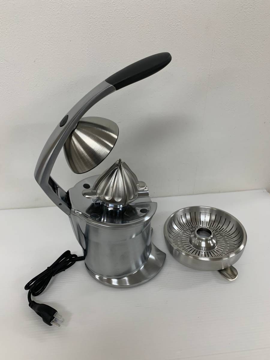 ブレビル Breville 800CPXL 電動シトラスプレス ジューサー ダイキャスト ステンレス製 American Kitchenがお届け! 電動シトラスジューサー ブレビル ステンレス Breville Electric