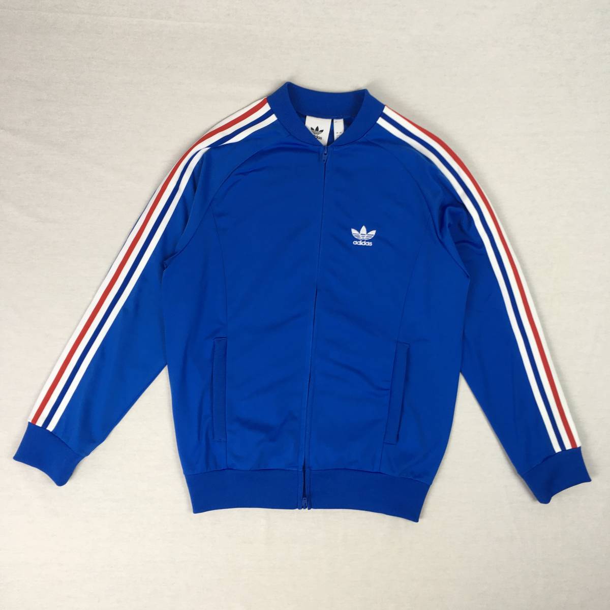 【新品】adidas Originals アディダス オリジナルス CW1343 11N001 SST ジャージ トラックトップ ブルー Sサイズ トレフォイル 三本線 Bibian 比比昂 - 【新品】adidas Originals アディダス