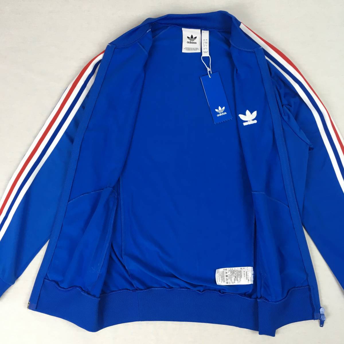 【新品】adidas Originals アディダス オリジナルス CW1343 11N001 SST ジャージ トラックトップ ブルー Sサイズ トレフォイル 三本線 Bibian 比比昂 - 【新品】adidas Originals アディダス