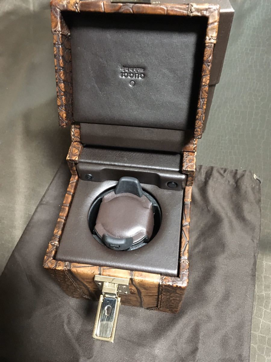 Bibian 比比昂 - 新品GUCCIグッチ定価109万円クロコダイル時計用 