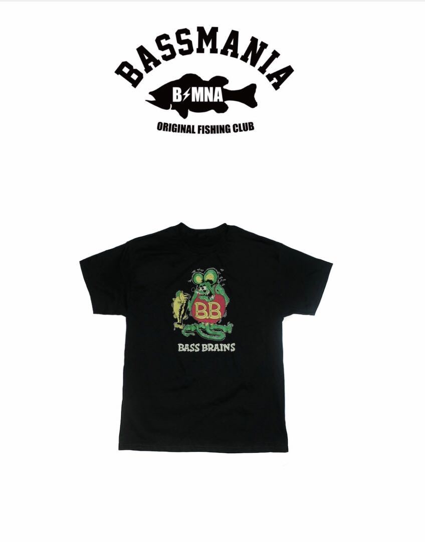 Bibian 比比昂 バスマニア バスブレイン Xxl 2xl Tシャツ ラットフィンク アメ車 アメリカン ブラックバス Bibian 比比昂 日本代標