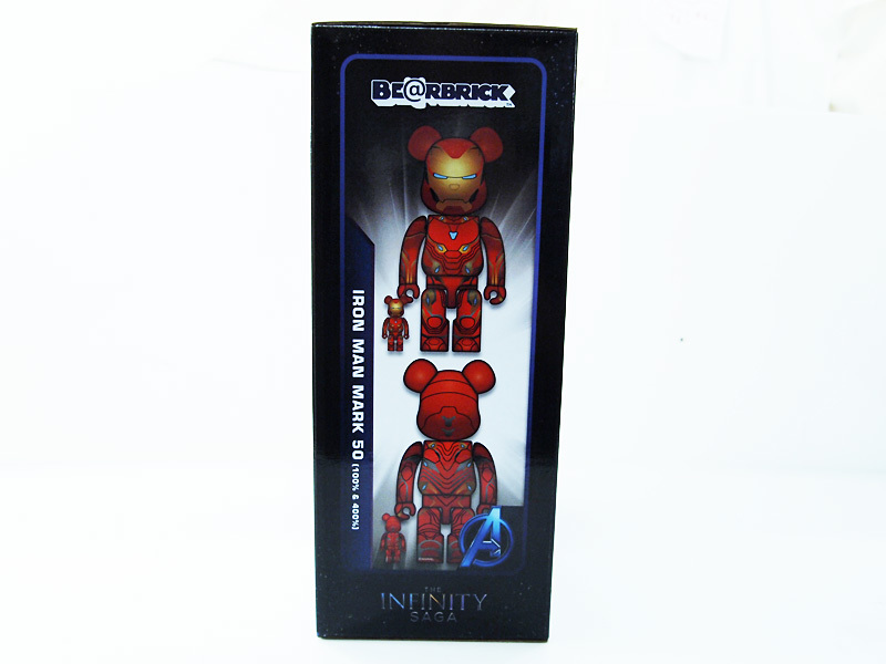 BE@RBRICK - 新品未開封 BE@RBRICK IRON MAN 400% MEDICOM TOY BE@RBRICK IRON MAN MARK 45 100％ & 400
