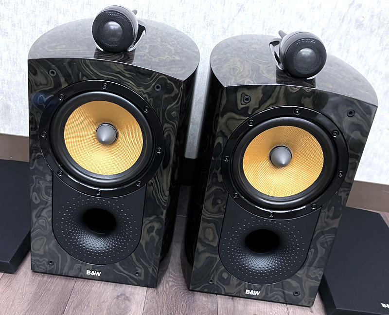 希少超高級名機 スピーカー B&W Signature 805 タイガーズアイ