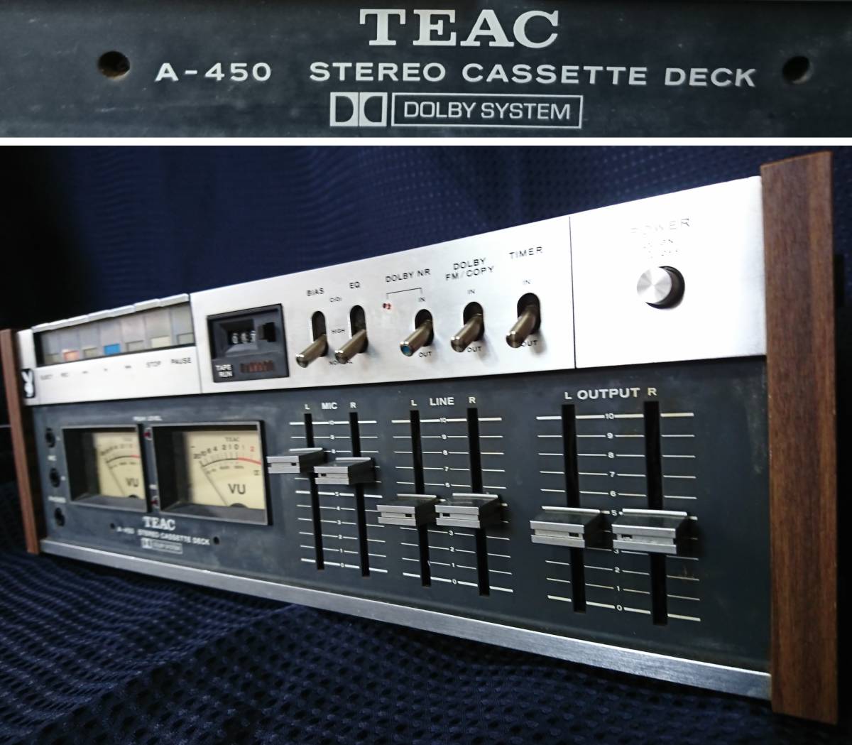 TEAC ティアック A450 カセット デッキ ステレオ オーディオ機器