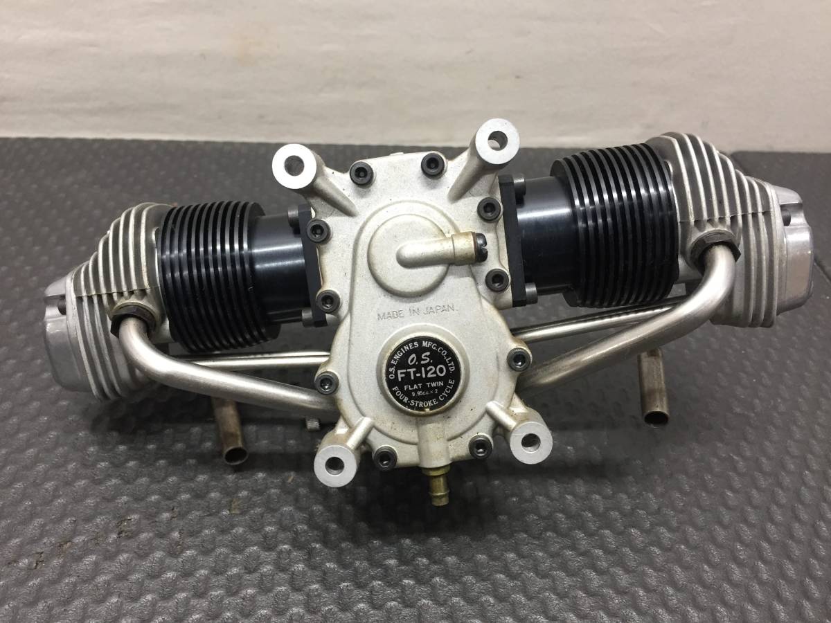 1円～ ジャンク O.S. / 小川精機 FLAT-TWIN FOUR STROKE Gemini-160 FT