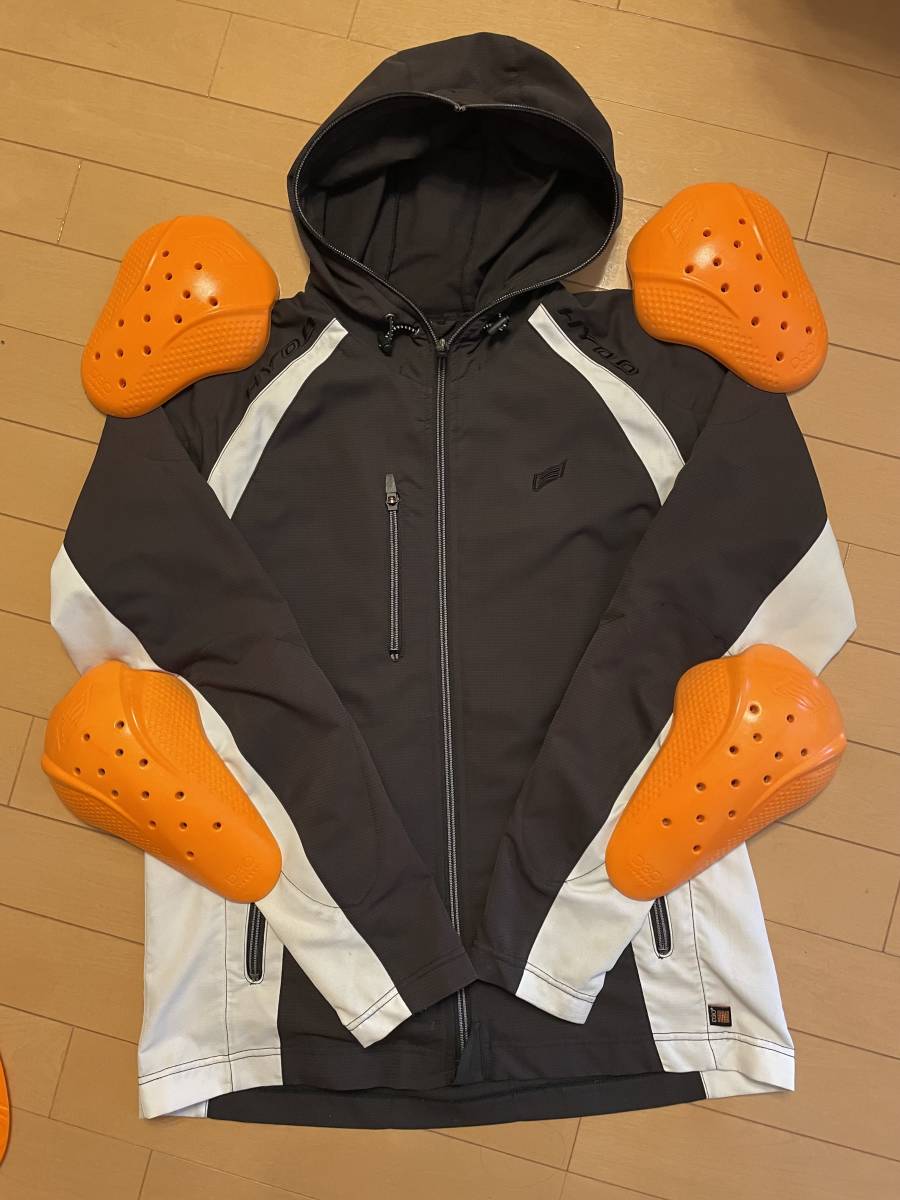 【Lsize 美品⭐︎】HYOD uchimizu d3o クールドライパーカー HYOD ヒョウドウ UCHIMIZU クールドライパーカー D3O グレー系 L