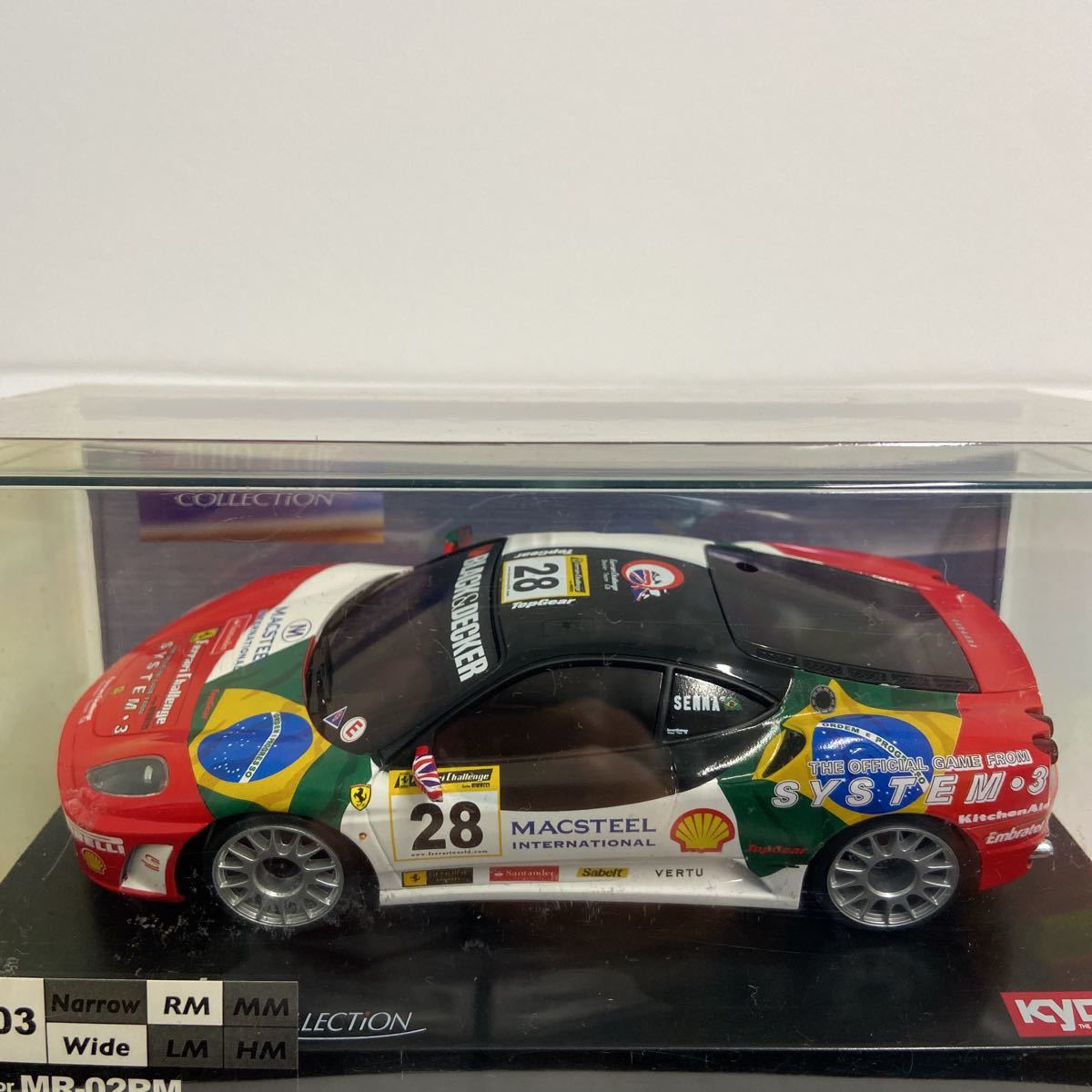 ミニッツ　ボディー　フェラーリ　F430 チャレンジ　ブルーノ　セナ仕様 Amazon.co.jp: 京商 MINI-Z フェラーリ F430 チャレンジ #28