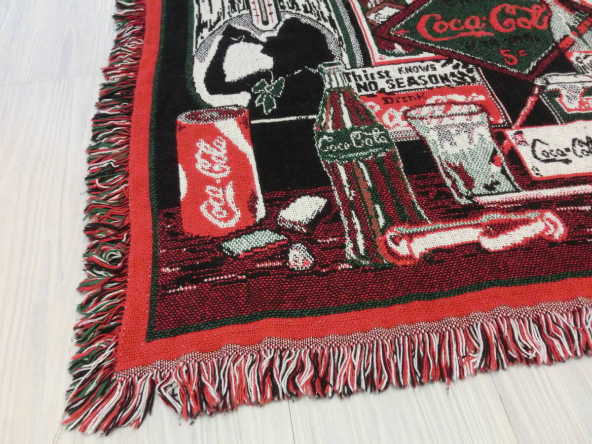 【激レア】Coca-Cola ヴィンテージラグマット　コカコーラ　インテリア雑貨 Bibian 比比昂 - USA ビンテージ コカコーラ Coca-Cola
