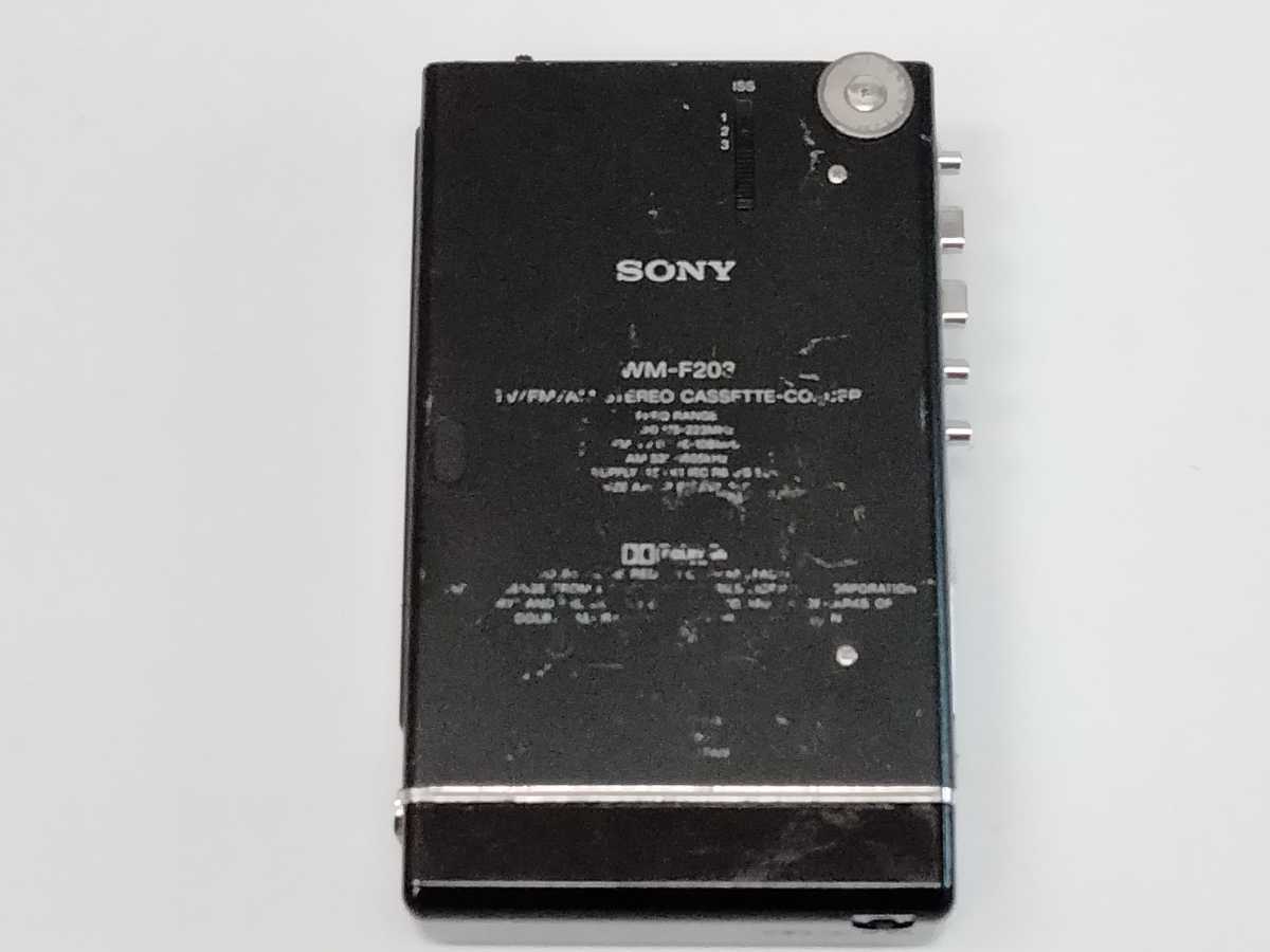 SONY 大人しく ソニー WM-F203 WALKMAN カセット ウォークマン 昭和