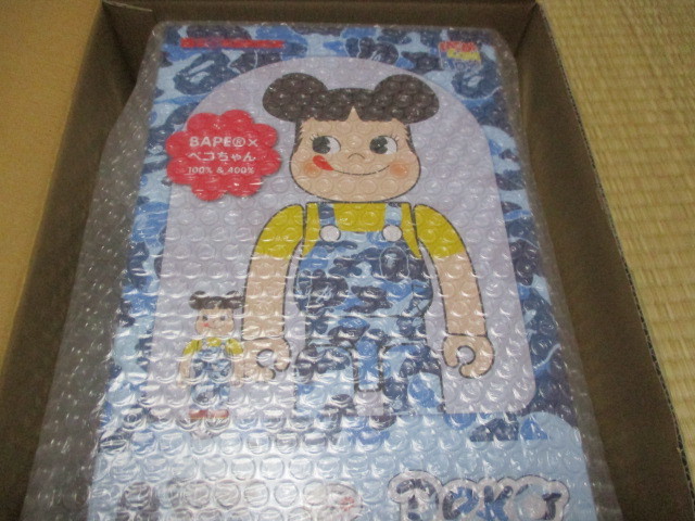 Bibian 比比昂- BE@RBRICK BAPE(R)× ペコちゃん100% & 400 Bibian 比比昂- BE@RBRICK BAPE(R)× ペコちゃん100% & 400