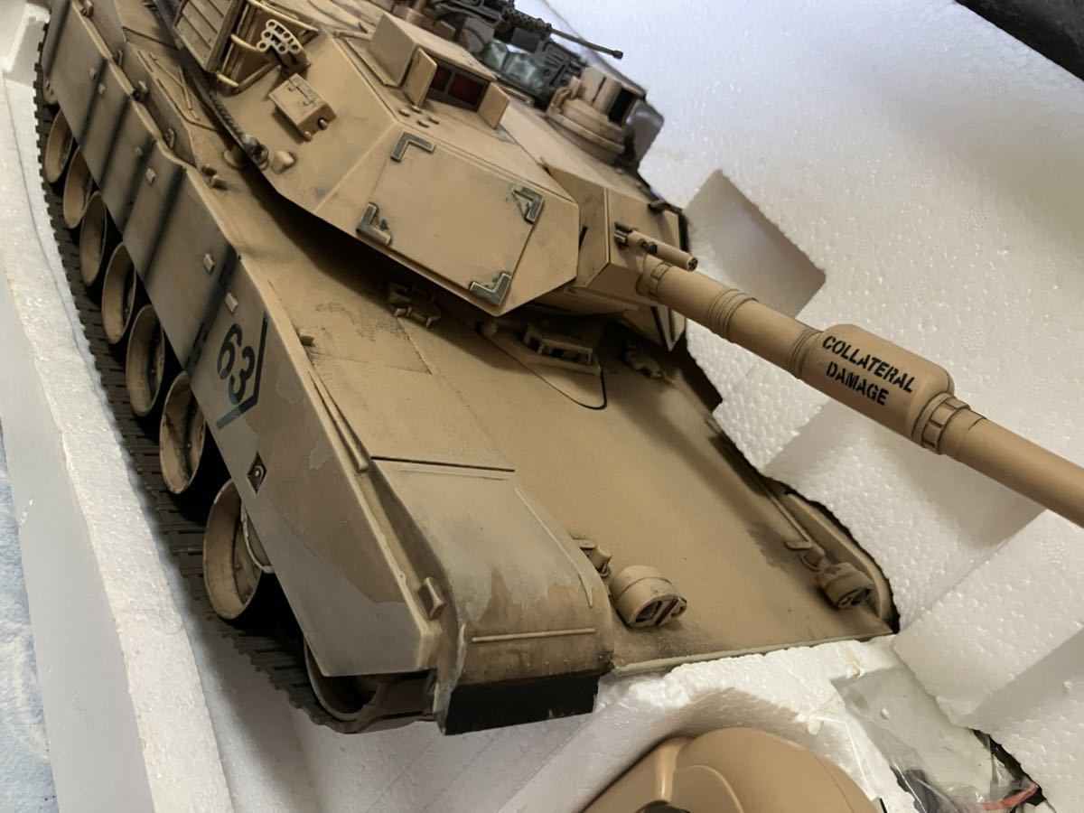 童友社 RC M1A2エイブラムス　戦車　1/16　イラク駐留米軍仕様　動作品 RC 1/16 アメリカ主力戦車 M1A2エイブラムス イラク駐留米軍仕様