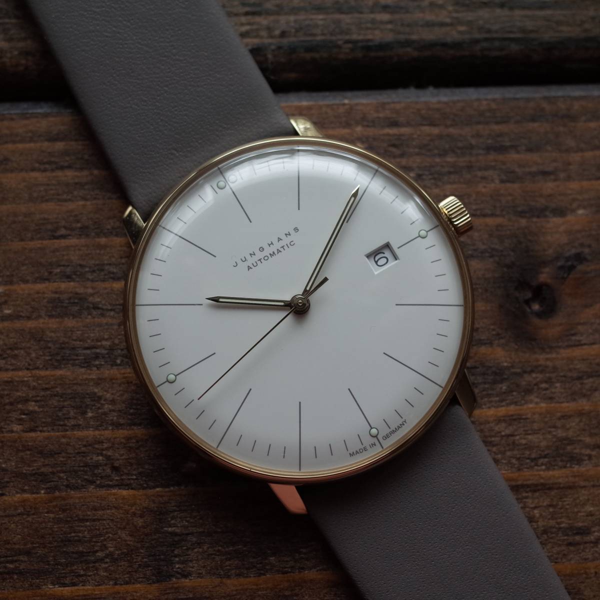 JUNGHANS(ユンハンス) マックスビル 自動巻き38mm Junghans ユンハンス マックスビル バイユンハンス 腕時計 max