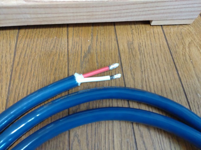 中古 Ortofon SPK-4500 SILVER スピーカー ケーブル 2本 約1.0M F2487820