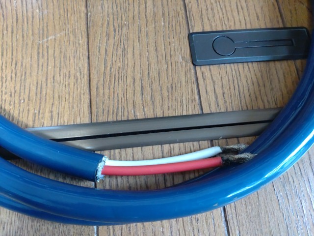 中古 Ortofon SPK-4500 SILVER スピーカー ケーブル 2本 約1.0M F2487820