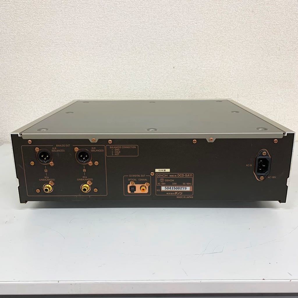 DENON DCD-SA11 CDプレーヤーデッキ メンテナンス済み 中古動作品 DENON DCD-SA11 CDプレーヤーデッキ メンテナンス済み 中古動作