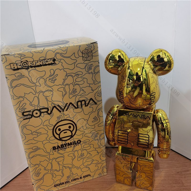 Bibian 比比昂- BE@RBRICK SORAYAMA × BABY MILO(R) 400％ GOLD