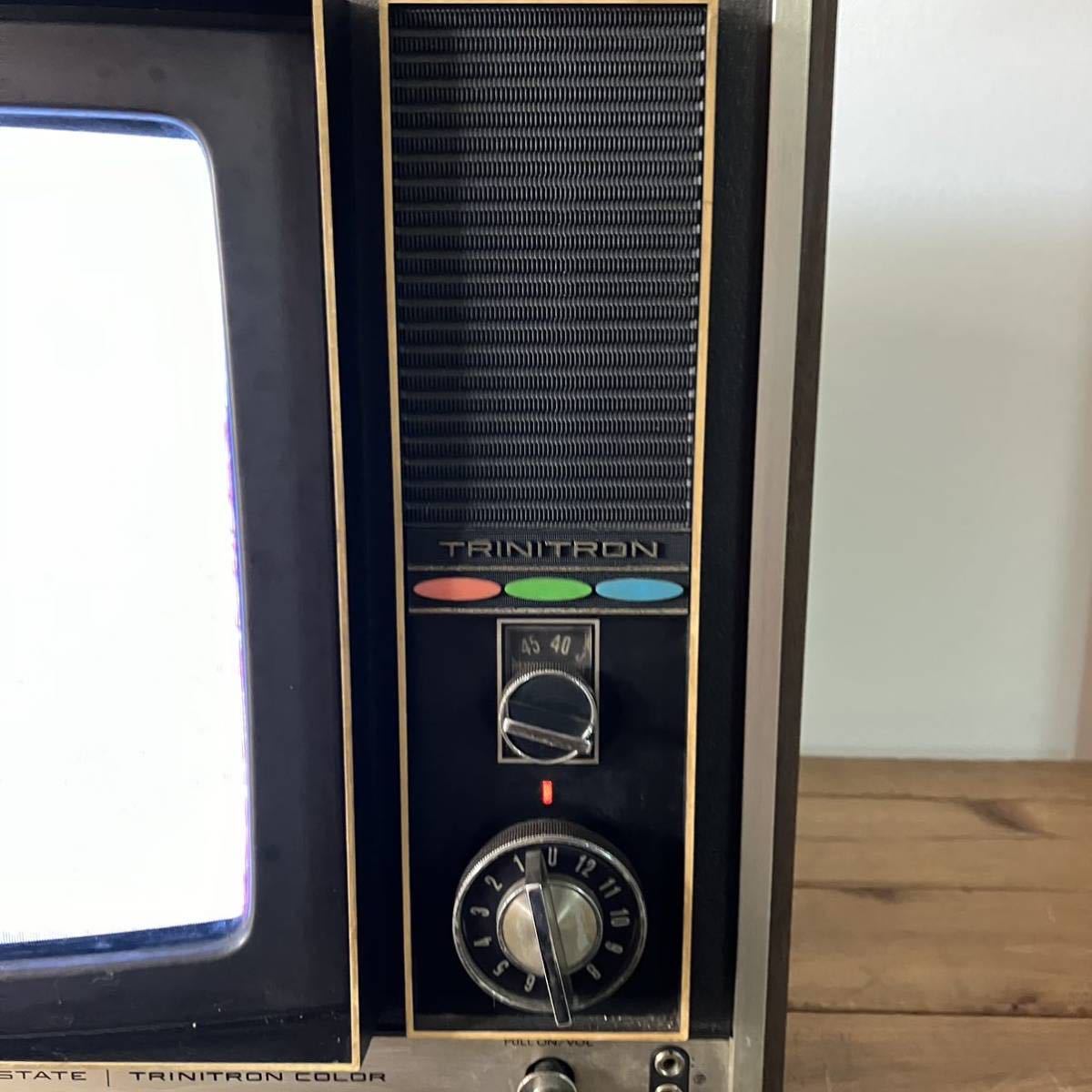 希少 レトロ　昭和　SONY Trinitron 11型ブラウン管テレビ送料込み Yahoo!オークション - 希少 昭和レトロ ソニー SONY