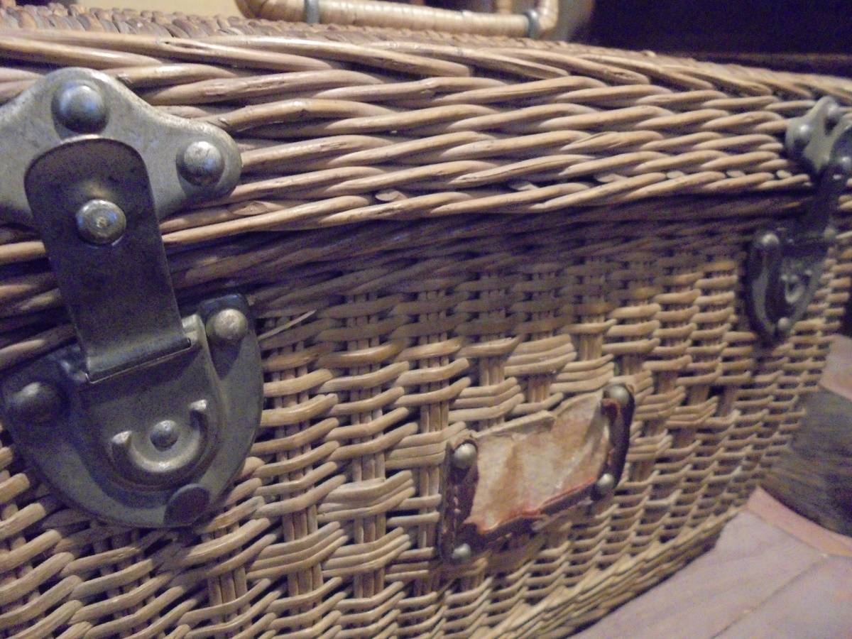 かご バスケット アンティーク レトロ ヴィンテージ シャビー Bibian