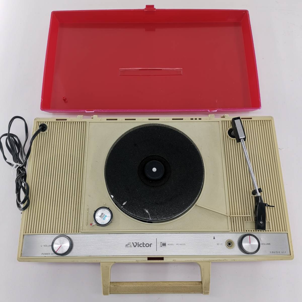 ポータブルレコードプレーヤー日本ビクターSPE-8200