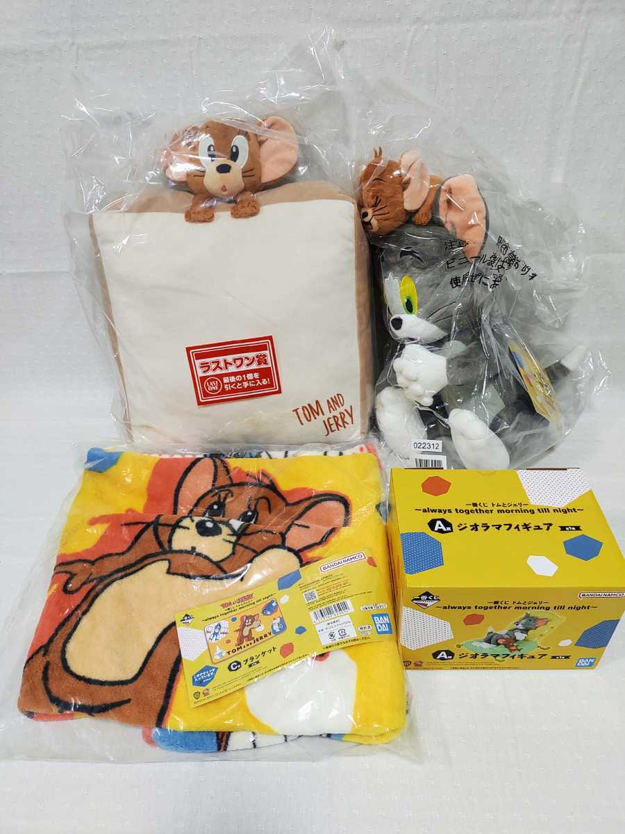 BANDAI - 一番くじ トムとジェリー A賞 ジオラマフィギュア C賞 ブランケット 他 Amazon | 一番くじ A賞 ジオラマフィギュア トムとジェリー