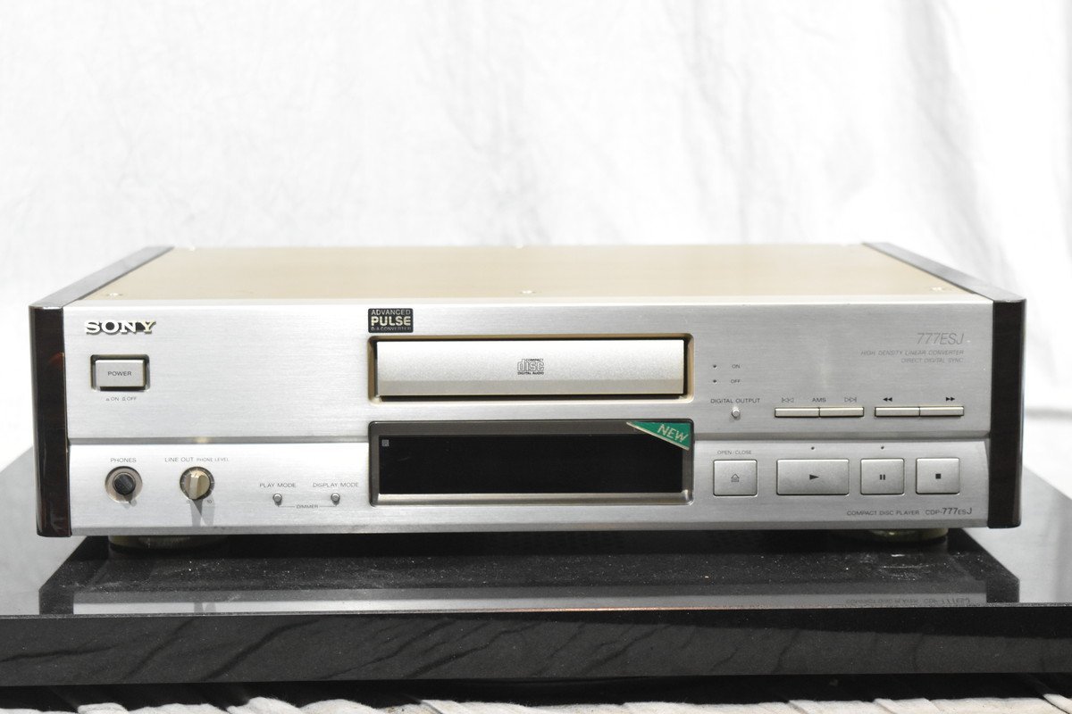 SONY 始め コンパクトディスクプレイヤー CDP-777ESJ