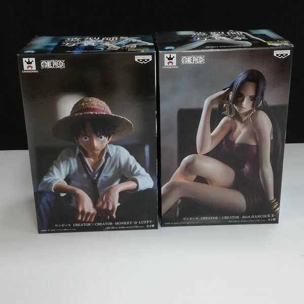 【未開封品】ワンピース 造型師‪‪✕‬写真家 ハンコック ルフィ 特別カラー 未開封品】ワンピース 造型師‪‪✕‬写真家 ハンコック ルフィ‬