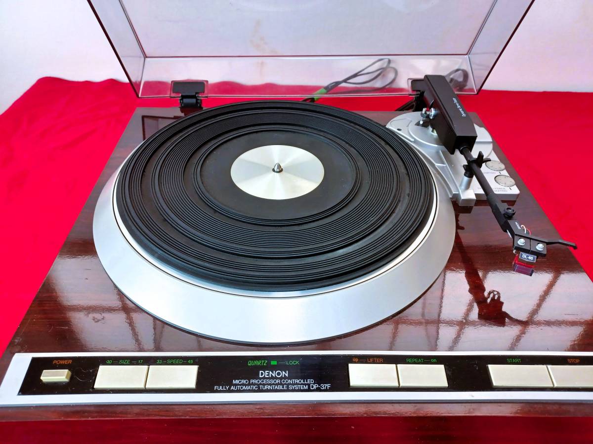 DENON デノン DP-37F フルオート ターンテーブル レコード クォーツ