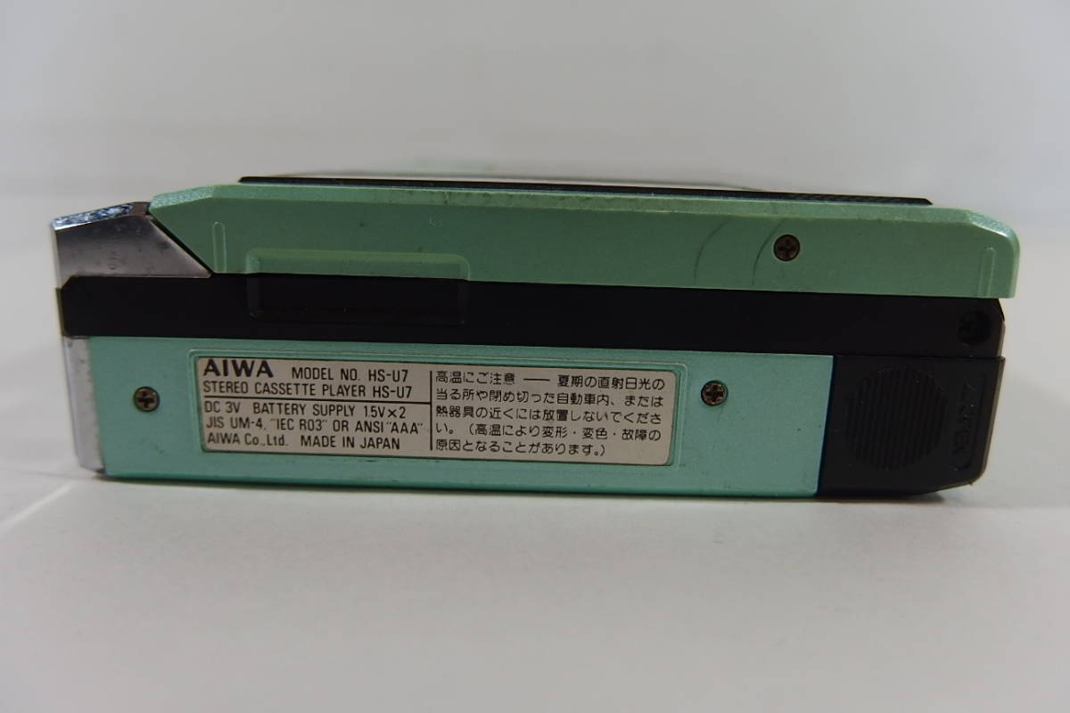 AIWA HS-J7 カセットプレーヤー AIWA カセットボーイ HS- J7 アイワ cassette boy 1980年代 録再