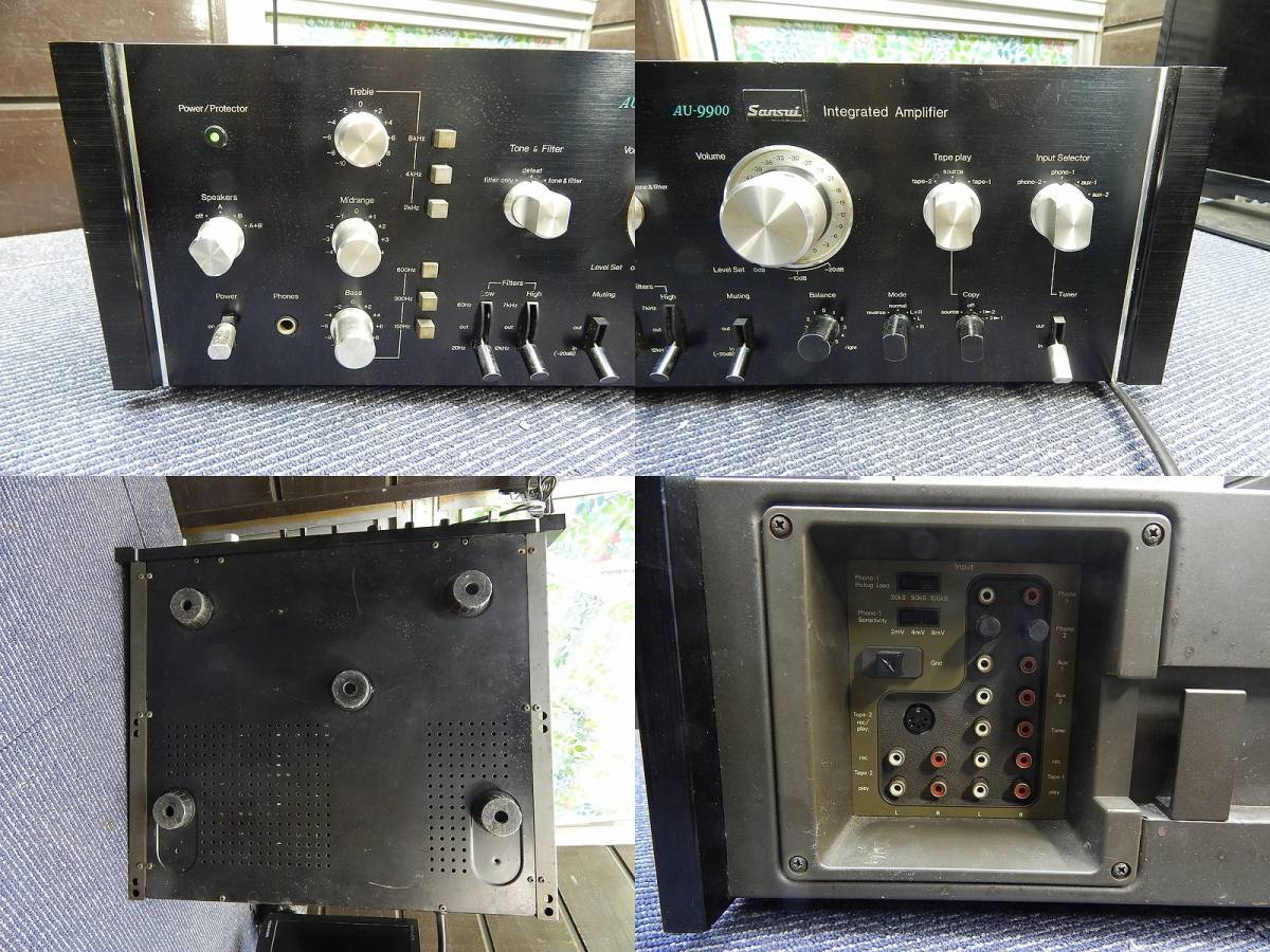 Bibian 比比昂- Sansui 山水AU-9900 プリメインアンプ通電確認
