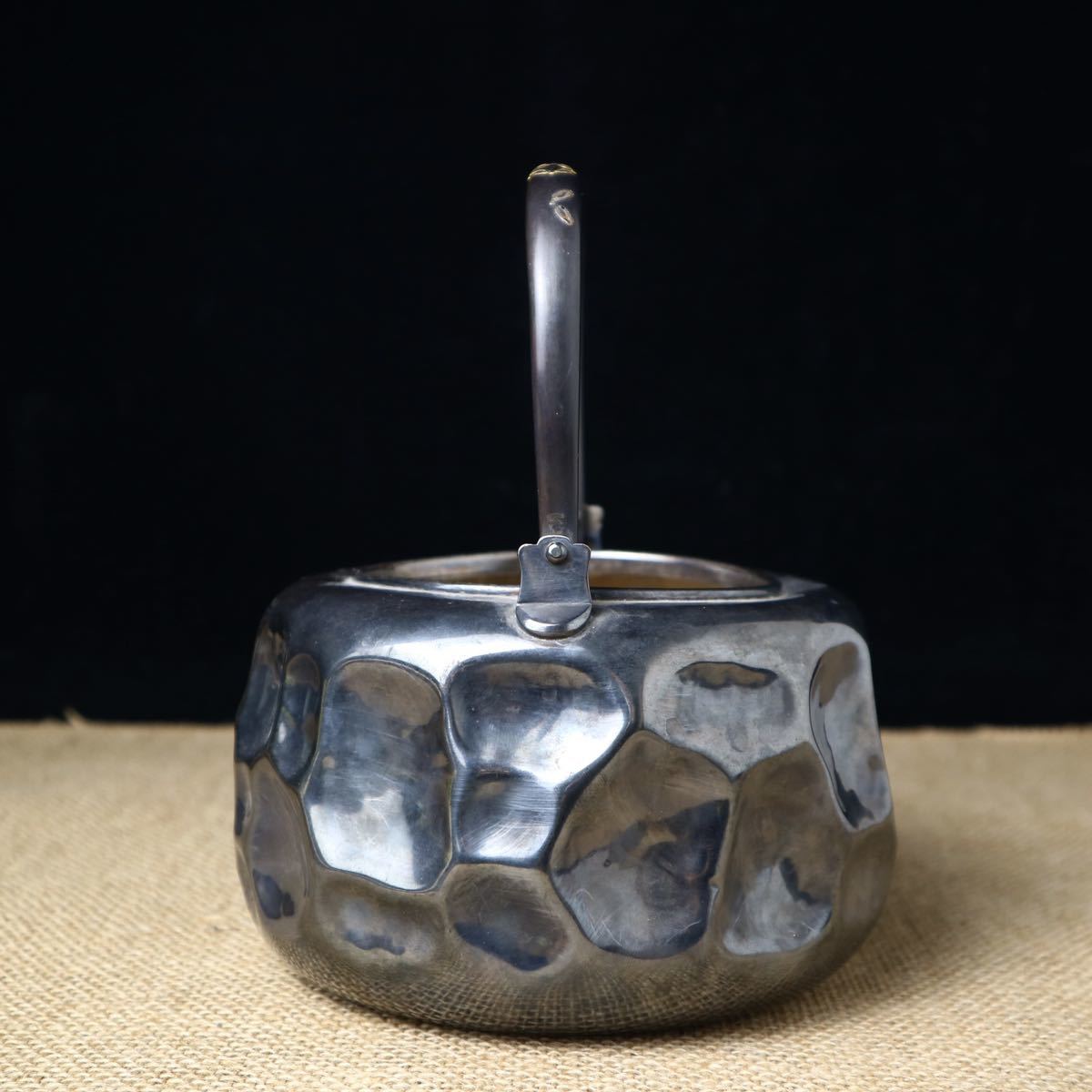Bibian 比比昂- 北村静香真鍋静良銀瓶429.8g 金象嵌古物保証蔵六