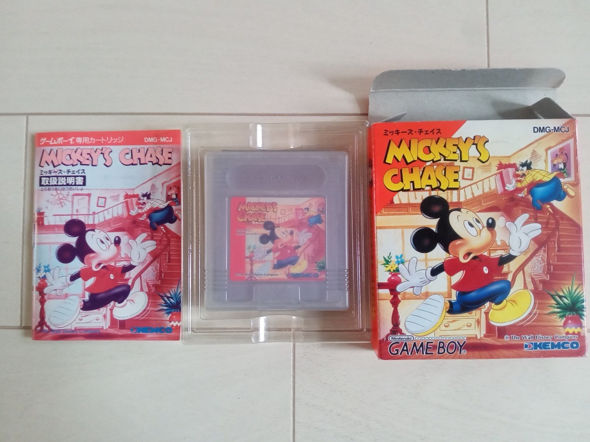 ゲームボーイ ソフト ミッキーズチェイス ミッキー ディズニー レア 箱