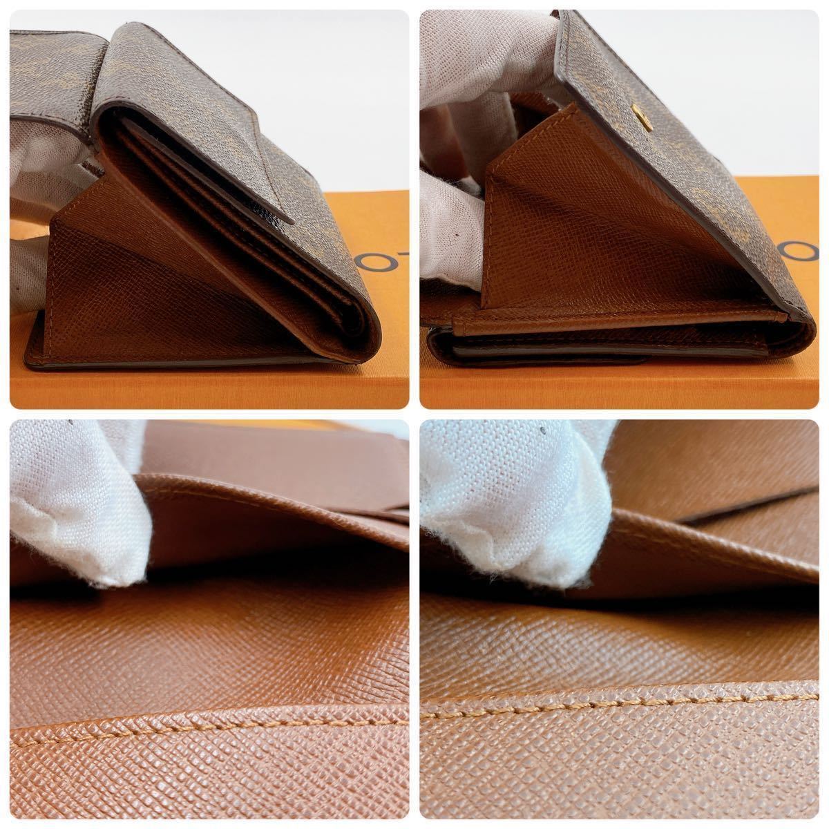 極美品 モノグラム ポルトフォイユ エリーズ カード6 Bibian 比比昂