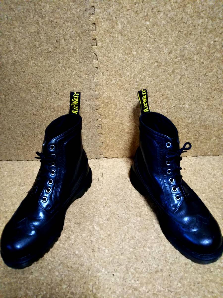 Dr.Martens ブラック uk7（ドクターマーチン×クロット レザー