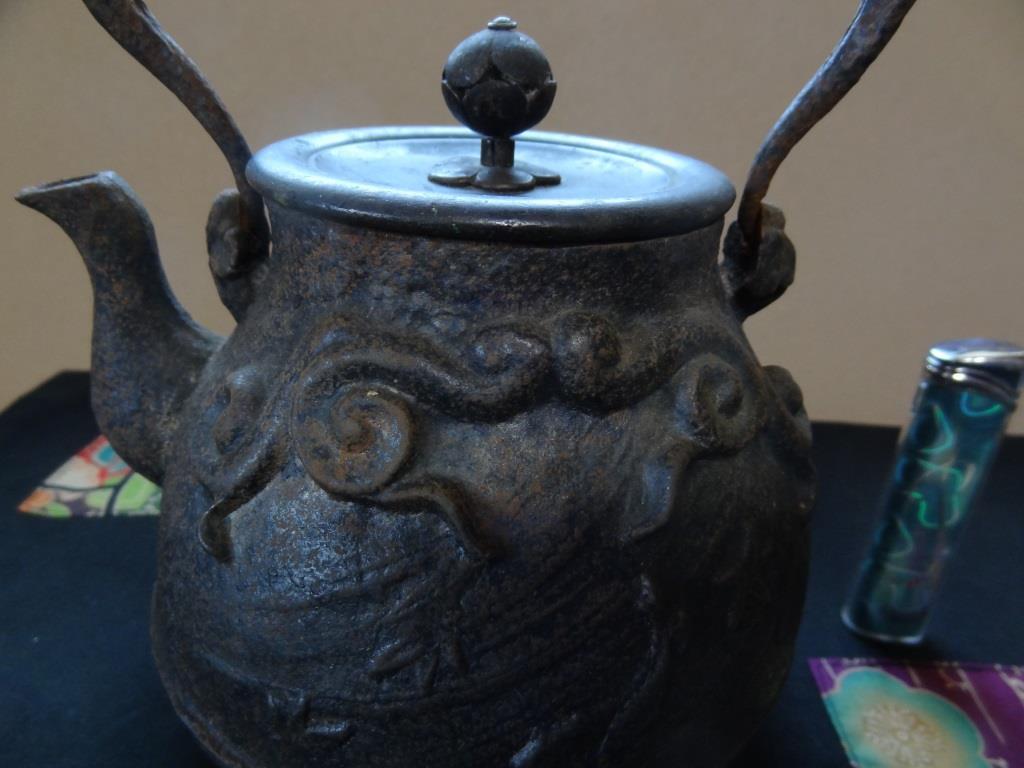Bibian 比比昂- 小ぶりな鉄瓶時代鉄瓶正直造銅蓋茶道具煎茶道具 