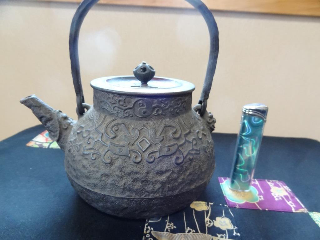 龍文堂 小振 鉄瓶 茶道具 煎茶道具