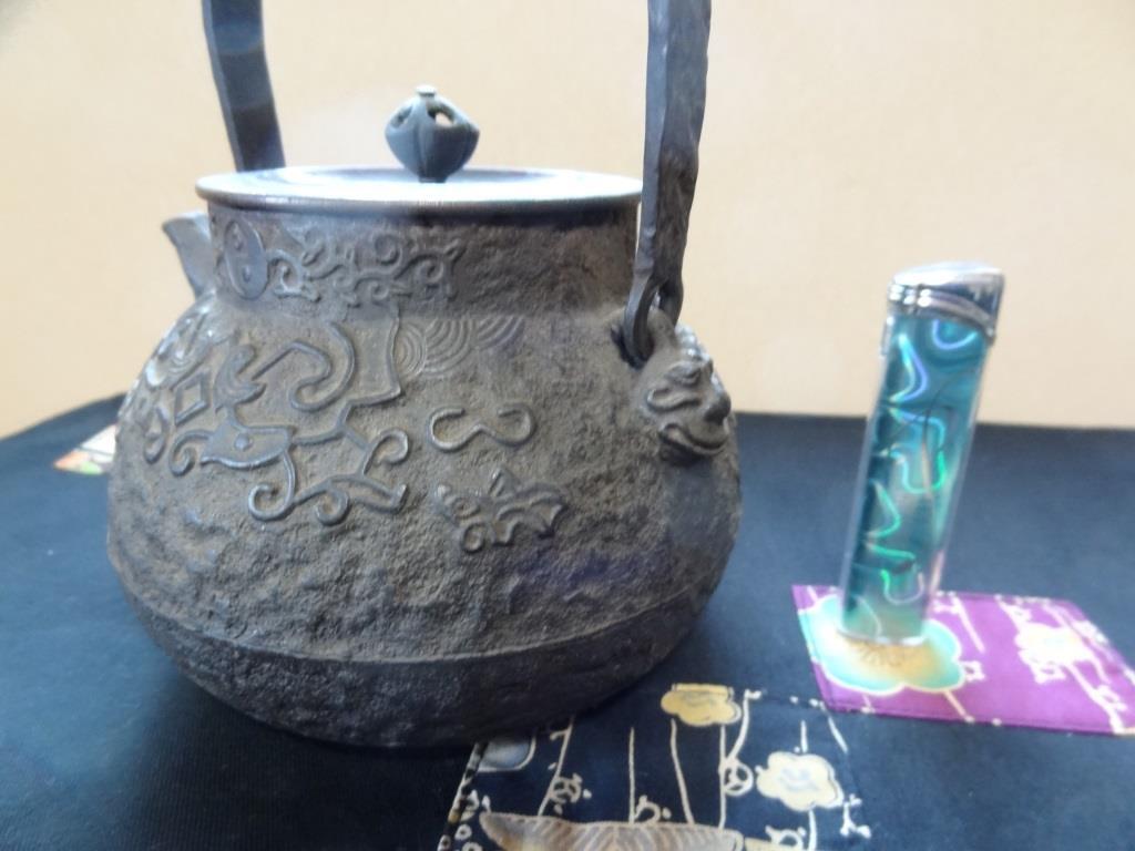 龍文堂 小振 鉄瓶 茶道具 良かれ 煎茶道具