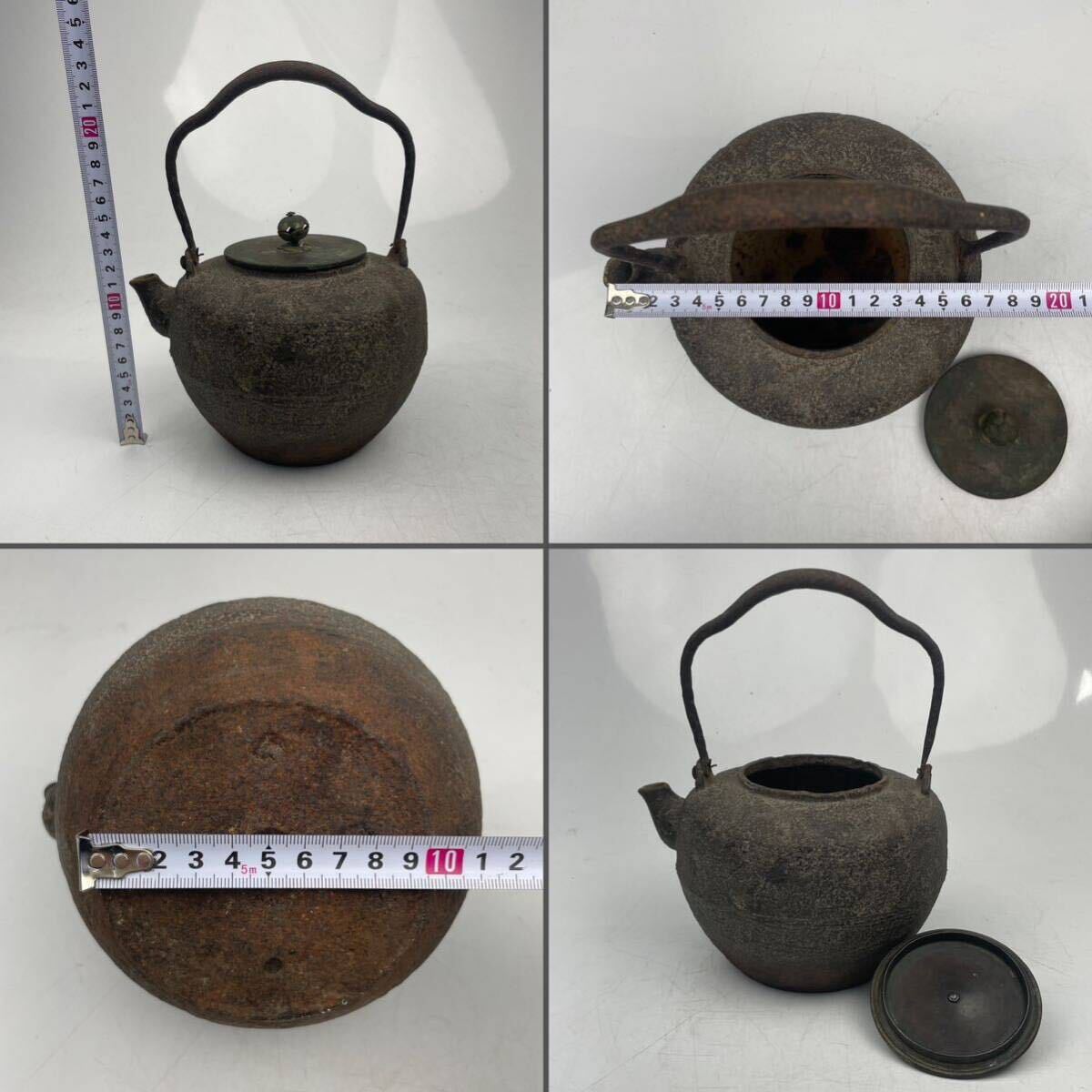 煎茶 金属工芸 鉄瓶 急須 時代　　250717E4 宗 sou::お茶道具・着物のお店