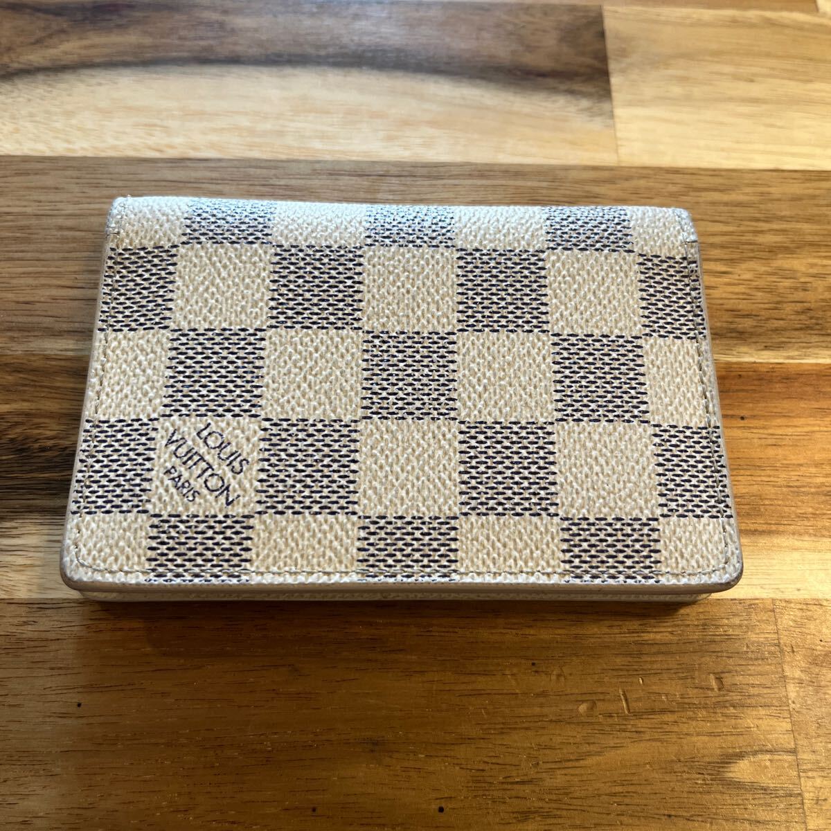 値下げ☆ダミエアズール パスケース ルイヴィトン 定期入れ vuitton