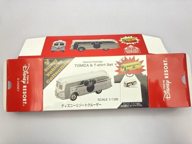 ディズニー　トミカ　リゾートクルーザー　 トミカTシャツセット　銀メッキ ディズニー トミカ リゾートクルーザー トミカTシャツセット 銀
