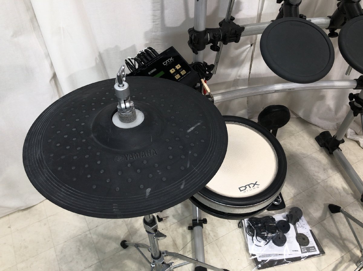 YAMAHA ヤマハ 電子ドラム セット DTX500 トリガーモジュール 譜面台